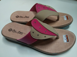 Grosir sandal cewek HS japit Kipas a sandal kulit sintetis 100% Original / Asli Tasik