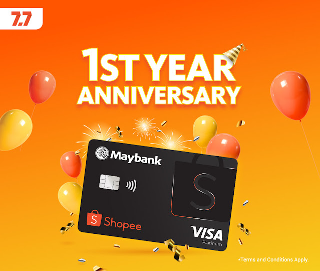 Sempena Ulang Tahun Pertama Maybank Shopee Credit Card