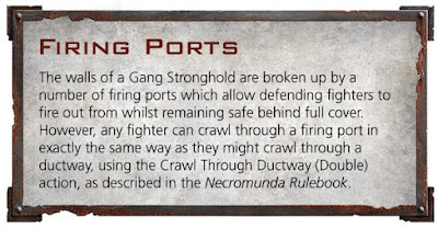 reglas Fortaleza para bandas Necromunda