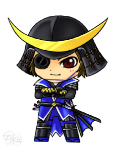 プラムのアトリエ 戦国basara3 伊達 政宗 腕組みver ミニキャラ ちびキャラ イラスト プラムのアトリエ 戦国basara3 伊達 政宗 腕組みver ミニキャラ ちびキャラ イラスト