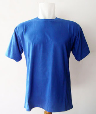  Kaos  Distro Polos  Bahan Katun Warna  Biru  Benhur  Jual Grosir