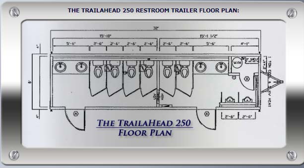 Toilet Trailer Floor Plan