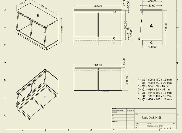 studio desk blueprints