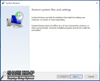 Cara Menggunakan System Restore di Windows 10