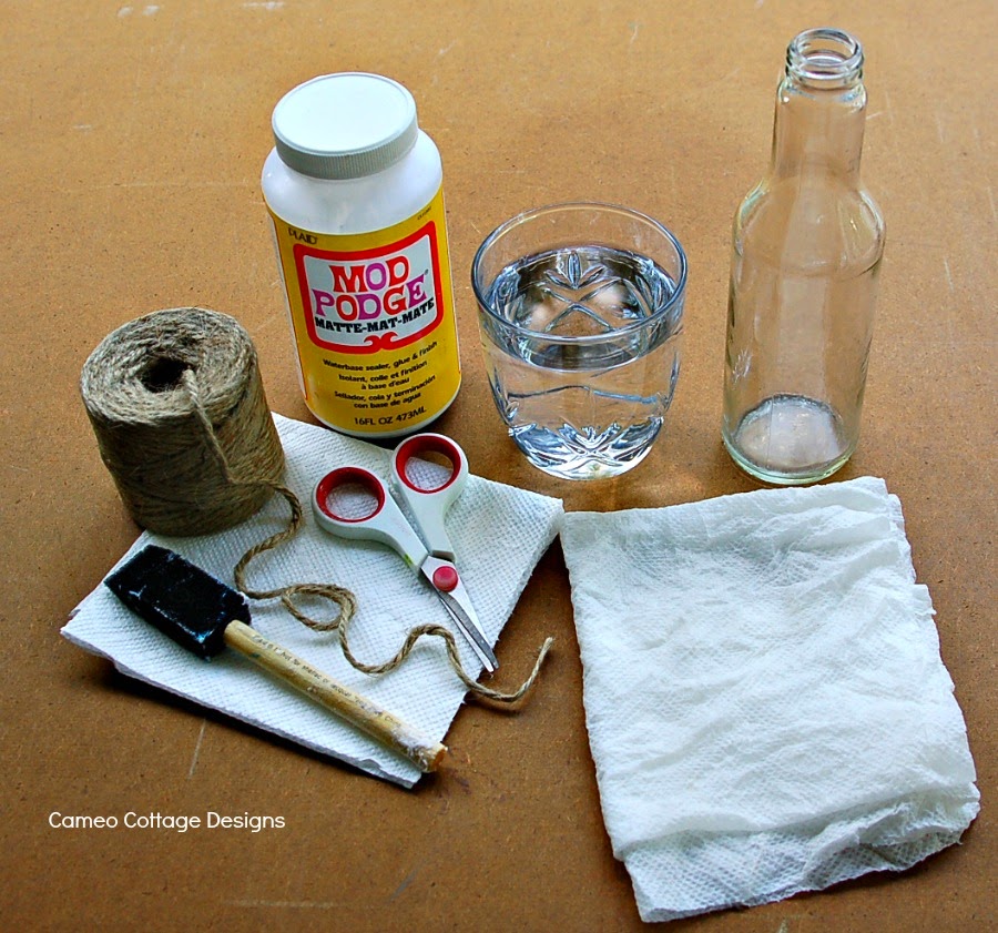 How to sew a fish net…Inadvertent Knotted jute Demijohn knockoff