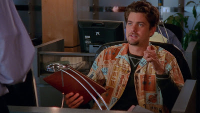 Pacey in a Hawaiian shirt but still with the goatee