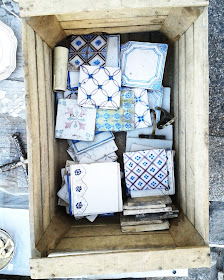 Carreaux de ciment /Brocante Amiens / Octobre 2015 / Photos Atelier rue verte /