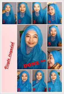 cara memakai jilbab pashmina, cara memakai jilbab kreasi,