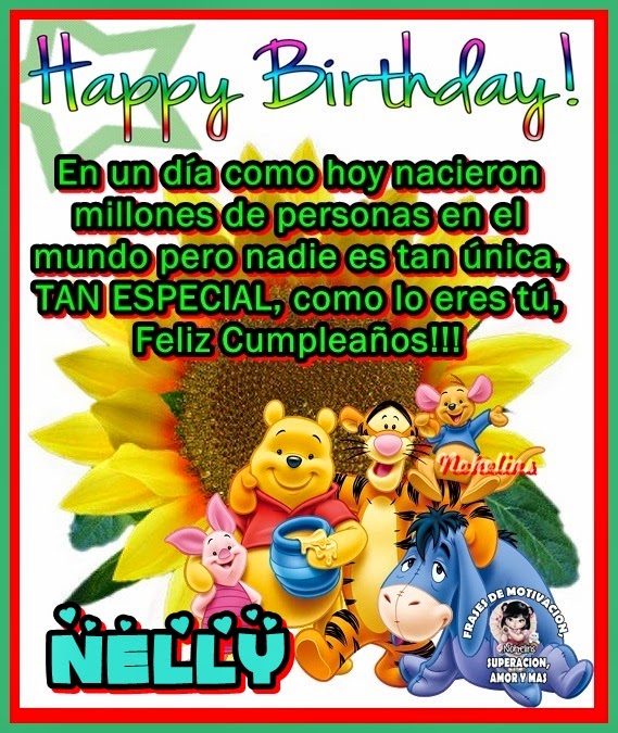 FELIZ CUMPLEAÑOS 