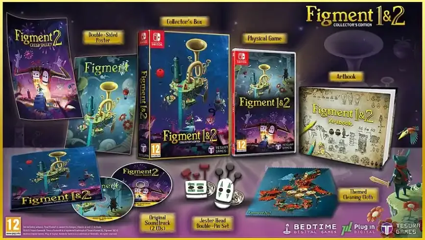 Everything included in the Collector's Edition of Figment 1 & Figment 2: Creed Valley