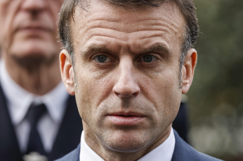 O presidente da França, Emmanuel Macron | Foto: EFE/EPA/LUDOVIC MARIN / POOL MAXPPP OUT