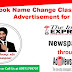 Why need to book change of name ad in The Indian Express Newspaper
