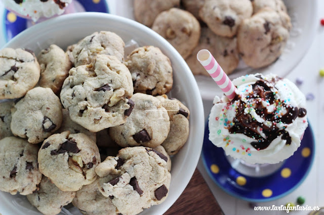 Cookies con trocitos de chocolate