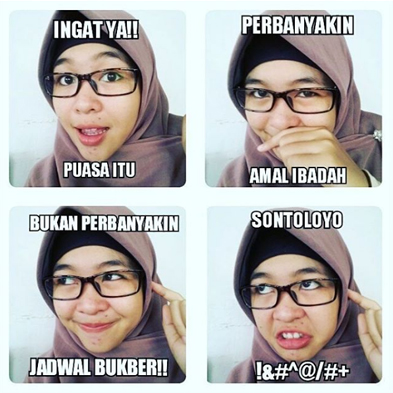 Meme Ramadhan 2017, Bikin Puasa Tambah Happy - Gambar Lucu 