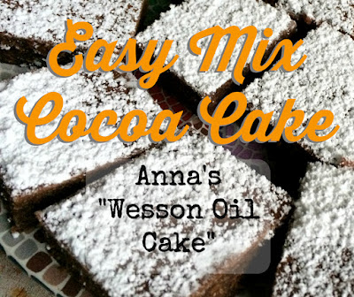 Anna's Easy Mix Cocoa Cake Gluten-free Recipe - Favorite Family Recipes