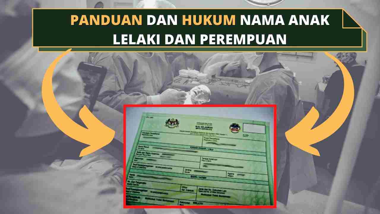 Panduan Dan Hukum Nama Anak Lelaki Dan Perempuan