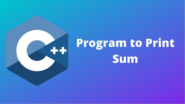 C++ program to enter two numbers and show their sum