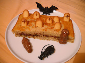Gâteau à la confiture de Châtaigne, à l'Amande et au Nutella