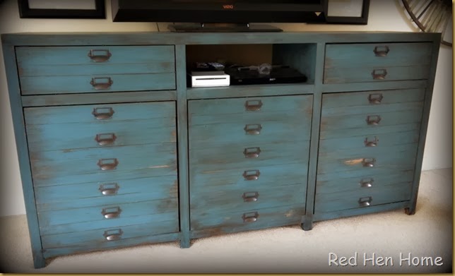 Red Hen Home Triple Printers Console 3
