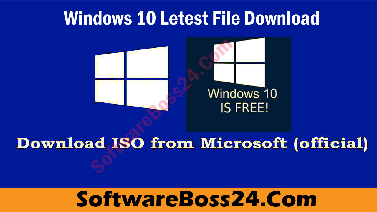 Windows 10 Pro ISO Download (64-Bit / 32-Bit) - Bootable Disc