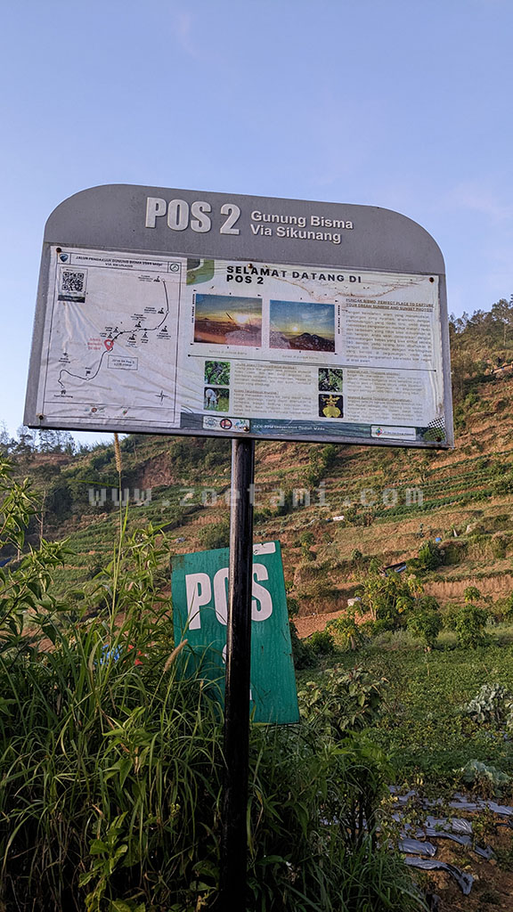 POS 2 Gunung Bismo via Sikunang