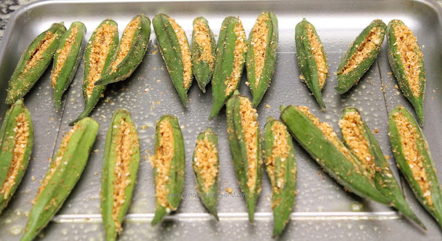 Air fried Bhindi