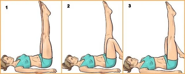 Simple Exercises To Perform In Bed Before Sleeping To Refine The Legs