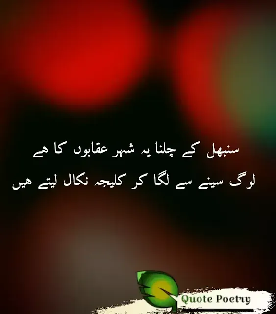 Sad Poetry in Urdu 2 Lines