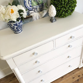 lilyfield life hand painted white drawers