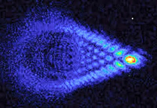 image of the shadow of a single atom