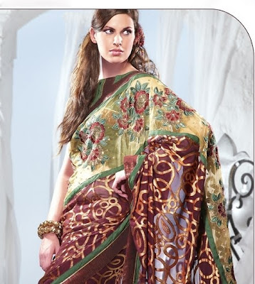 Sarees Of Printed Photos