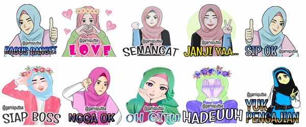 Sticker Hijab