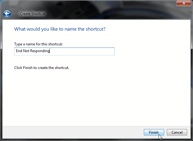 create shortcut