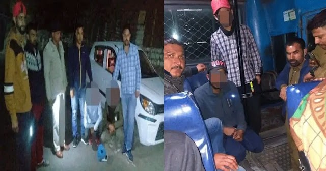 HRTC बस और कार से चिट्टे-चरस की बड़ी खेप बरामद, पुलिस के हाथ लगे 4 तस्कर