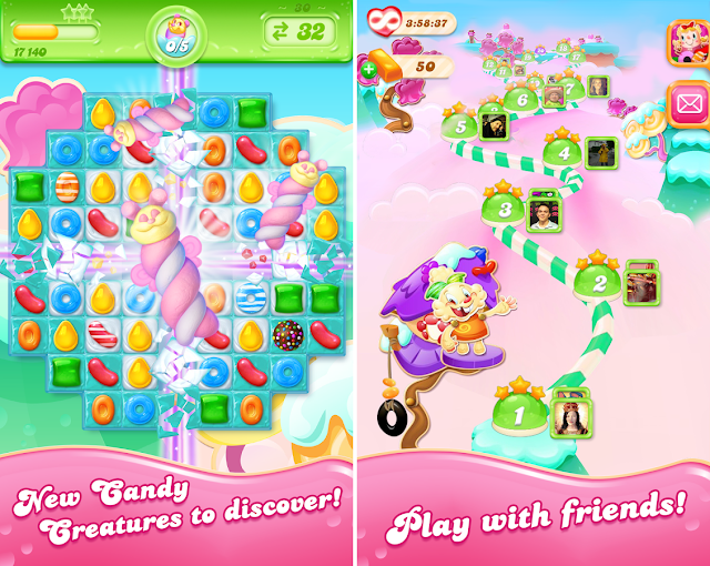 download Candy Crush Jelly Saga v1.15.4 Mod full Apk