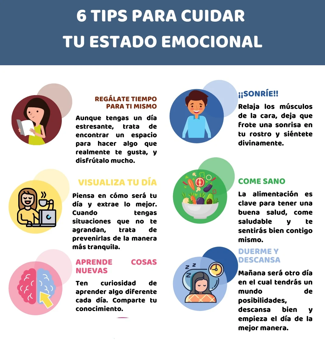 Consejos para el bienestar emocional y mental