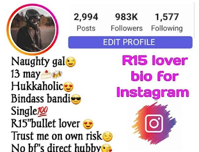 Instagram Bio for Bike Lovers