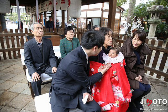 御香宮神社でのお宮参り出張撮影