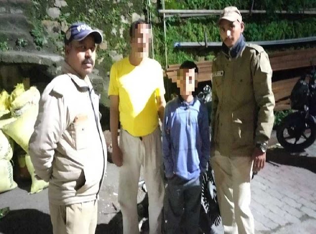 परिजनों की डांट से नाराज नाबालिक बालक घर से भागा, पुलिस ने किया बरामद