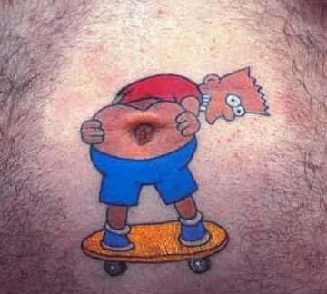 Bart Simpson Tattoo Design Picture Gallery - Bart Simpson Tattoo Ideas