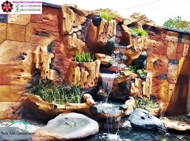 Jasa Kolam Natural Koi Pond Nganjuk, Tukang Minimalis Batu Alam