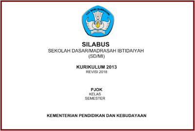 Silabus PJOK Kelas 1-6 Kurikulum 2013 Edisi Terbaru