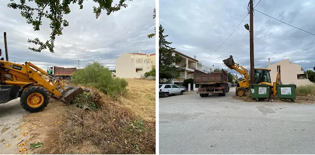 Καθαρισμός και μάζεμα ογκωδών αντικειμένων σε γειτονιές του Ναυπλίου