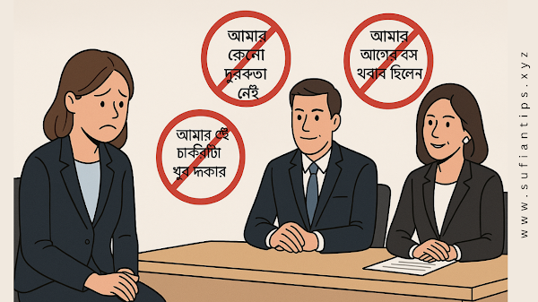 চাকরির ইন্টারভিউতে যে ১৩টি কথা কখনোই বলবেন না