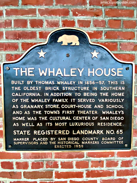 The Whaley House en San Diego, California