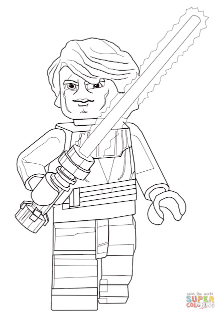 Click The Lego Star Wars Anakin Skywalker Coloring Pages To View Printable  Version Or Color It Online Patible With Ipad And Android Tablets