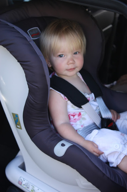 Britax MAX-FIX rear-facing car seat close up