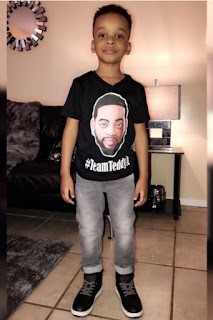  #BBNaija: Teddy A's Baby Mama Shares Photos Of Their Son Rocking His Campaign T-shirt