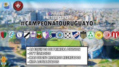 PES 2020 PS4 Option File Campeonato Uruguayo V2