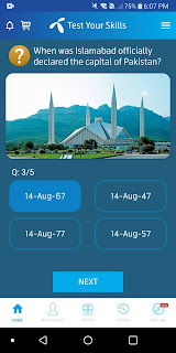 Today Test Your Skills Answers | My Telenor App | 11 October 2020